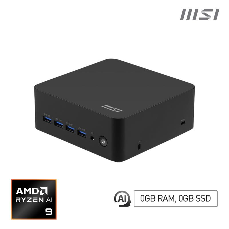 MSI Cubi Z AI 8M-004BEU Usff Noir 8945HS AMD SoC 5,2 GHz