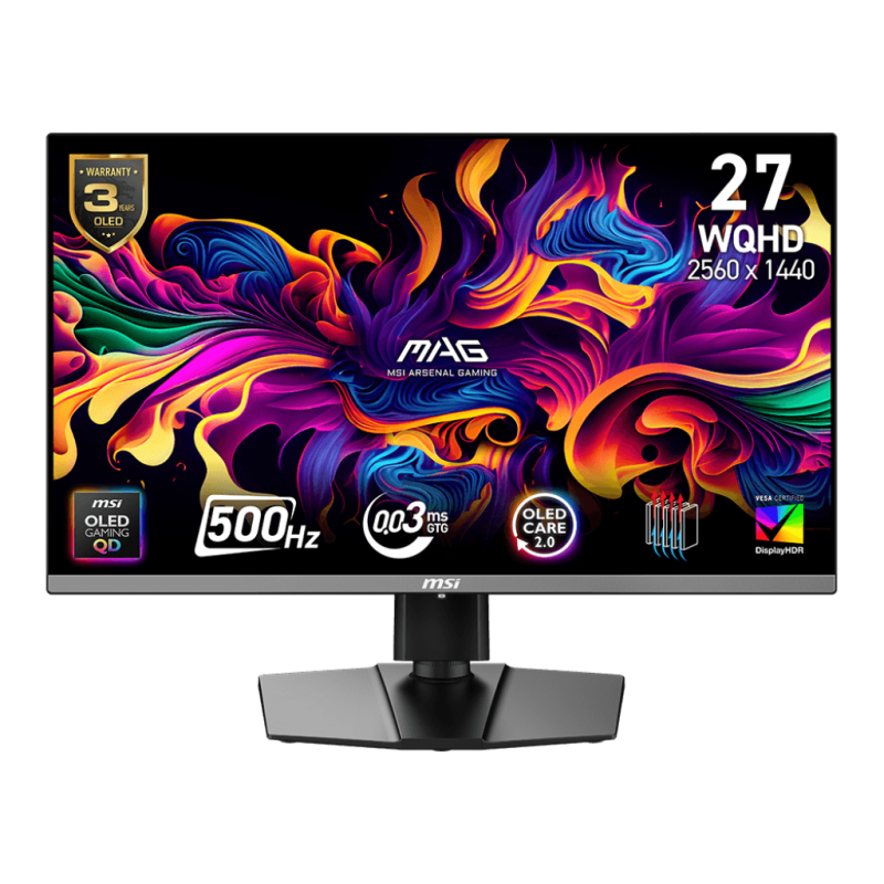 MSI MAG 272QP QD-OLED X50 · 26,5″, QHD