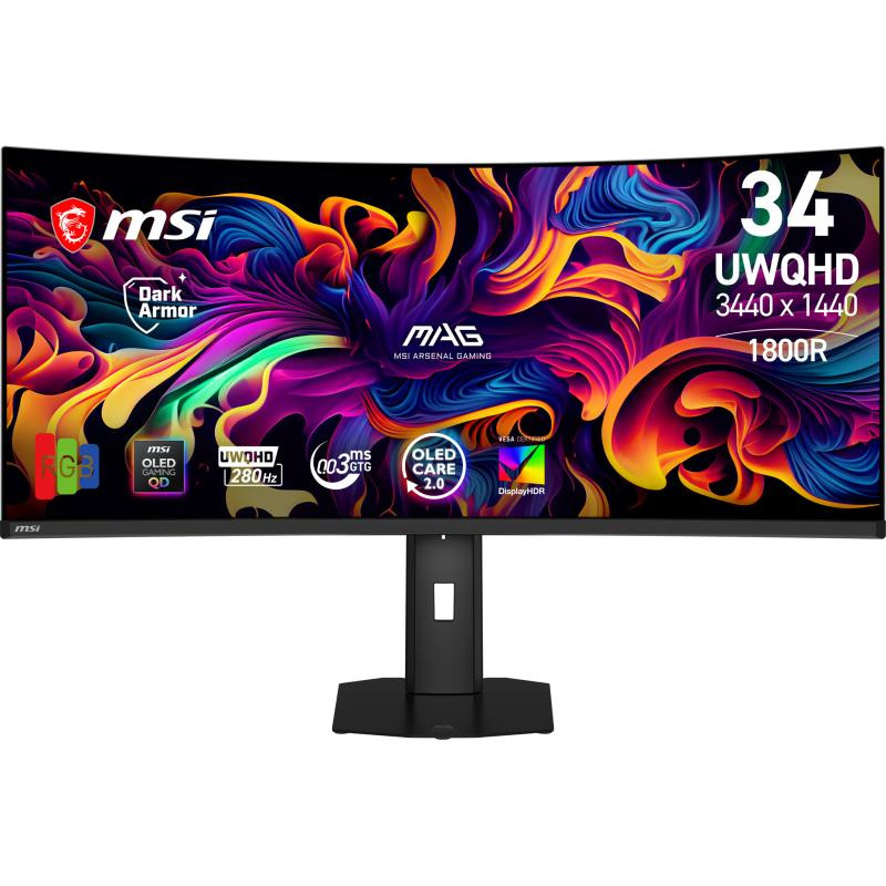 MSI MAG 341CQP QD-OLED X28 · 34″, UWQHD