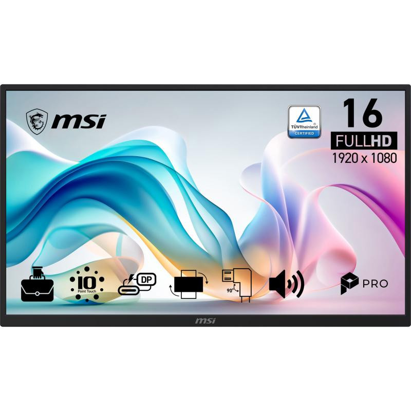MSI PRO MP161E6T · 15,6″, Full HD