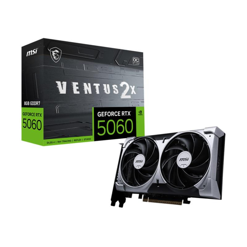 MSI GeForce RTX 5060 8G Ventus 2X OC Nvidia 8 Go GDDR7