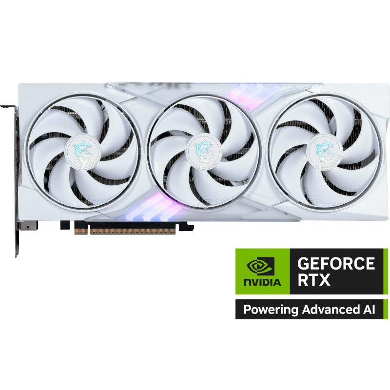 MSI Gaming GeForce RTX 5060 TI 16G Trio OC White Nvidia 16 Go GDDR7