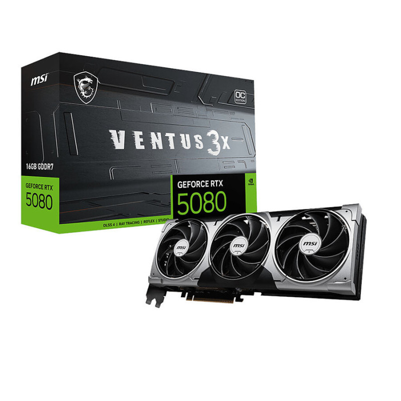MSI Ventus Geforce RTX 5080 16G 3X OC Black