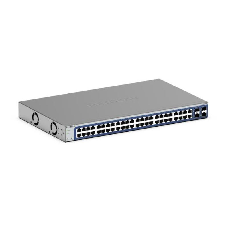 Netgear GS748T Géré L2/L3/L4 Gigabit Ethernet (10/100/1000) Noir, Gris