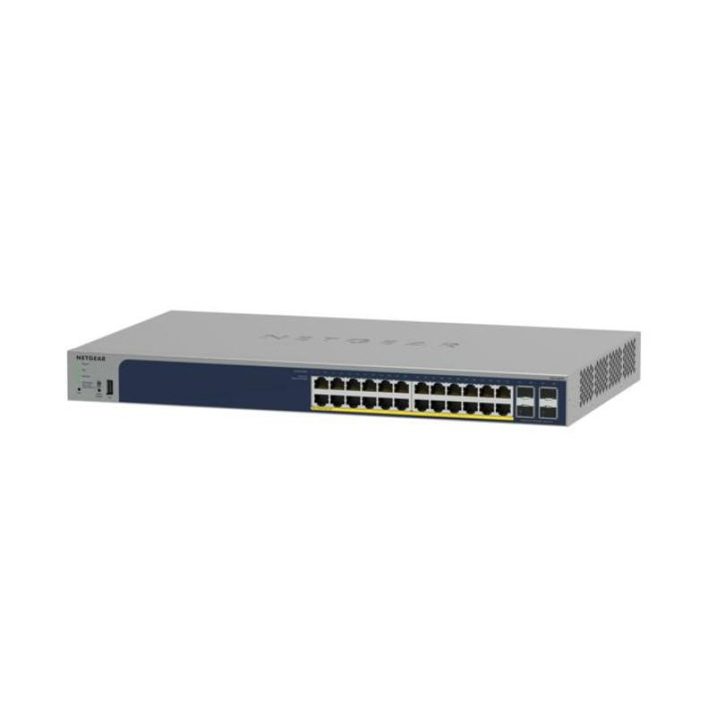 Netgear GS752TPP Géré L2/L3/L4 Gigabit Ethernet (10/100/1000) Connexion Ethernet, supportant l'alimentation via ce port (PoE) Gris