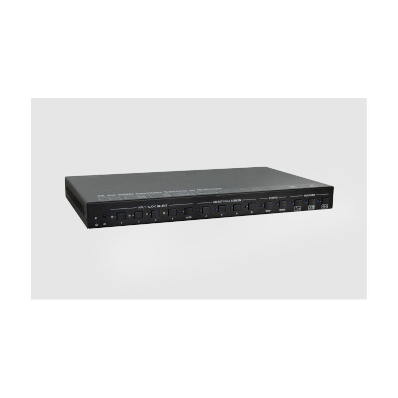 Newhank Scaler Multiviewer 4K HDMI 4x1 avec traitement audio
