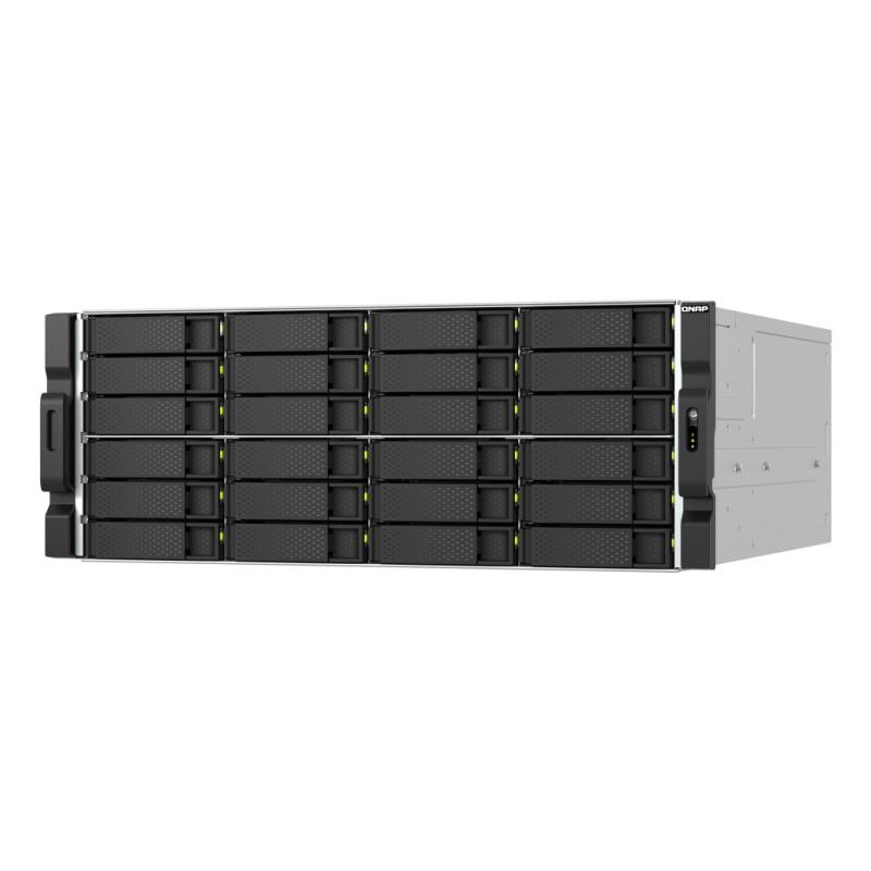 QNAP TS-h2477AXU-RP Serveur de stockage Rack (4 U) AMD Ryzen™ 7 7745 32 Go DDR5 0 To QNAP QTS Noir, Gris