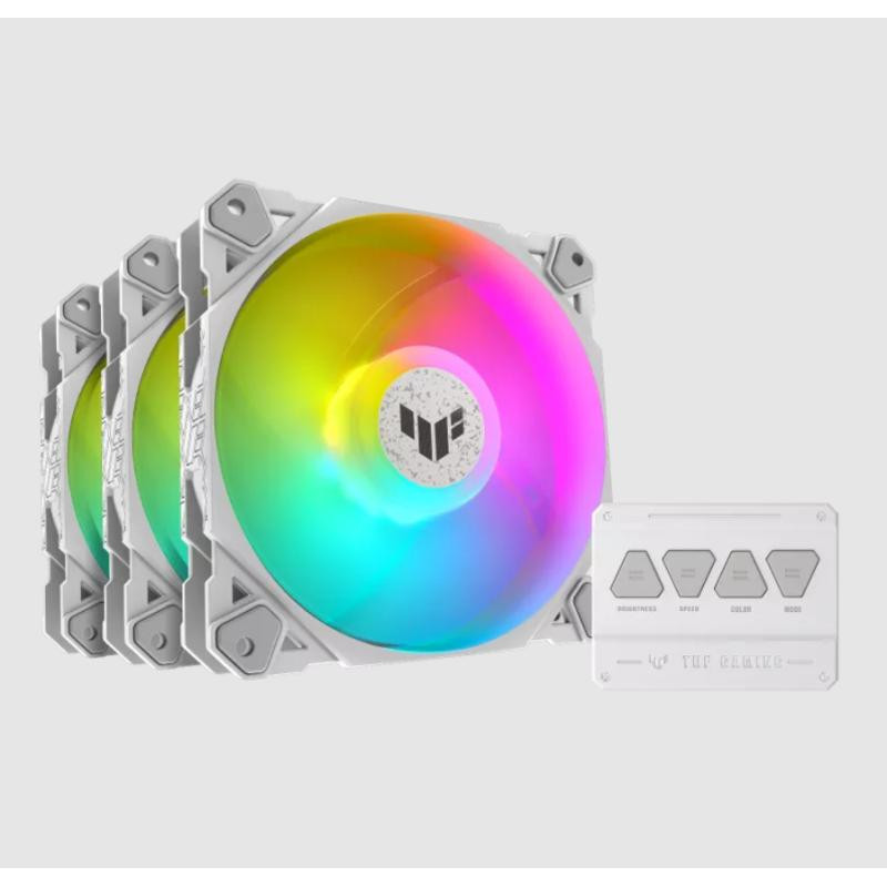ASUS TUF Gaming TF120 ARGB White Edition 3IN1