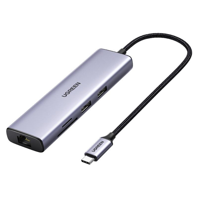 Ugreen Adaptateur Multiport 7-en-1 4K HDMI vers USB C