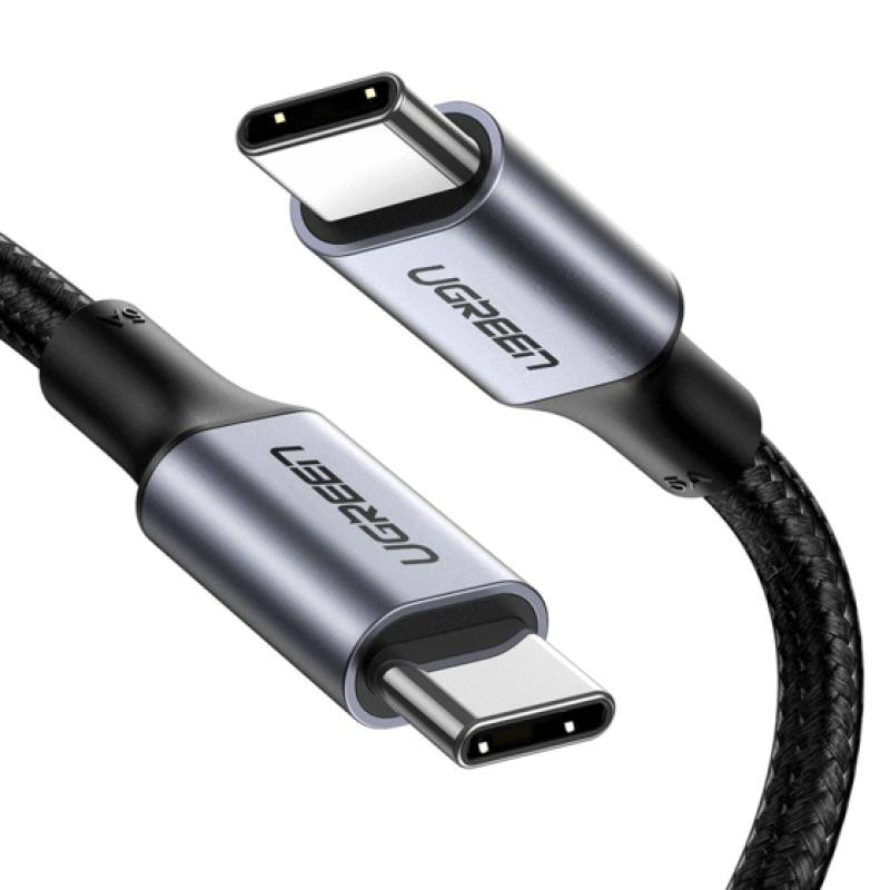 UGREEN Câble Renforcé 2M USB-C > USB-C Noir PD 100W *70429