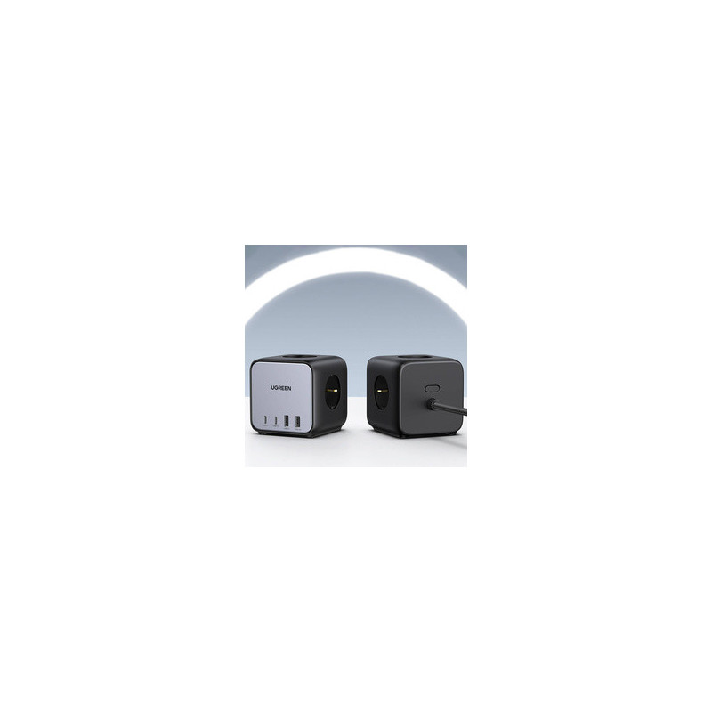 Ugreen DigiNest Cube 7 en 1 Multiprise USB Cube 3 Prises